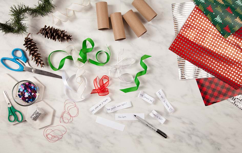 DIY toilet paper roll project step 1