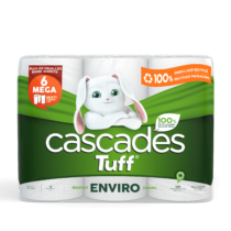 papier essuie-tout cascades tuff enviro 6 rouleaux mega