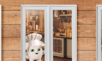 Lapin dans une maison